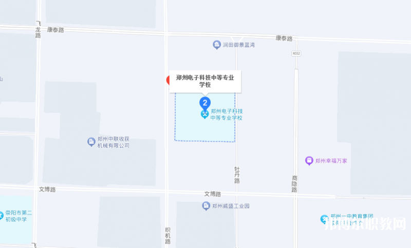 中牟電子科技中等專業(yè)學(xué)校地址，乘車路線