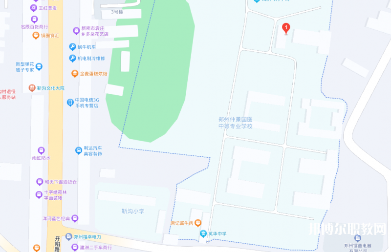 鄭州仲景國醫(yī)中等專業(yè)學(xué)校地址，乘車路線